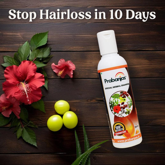 Nature Gifts Herbal Hair Fall Control Shampoo – Anti-Hair Fall Formula with Natural Ingredients | Paraben-Free